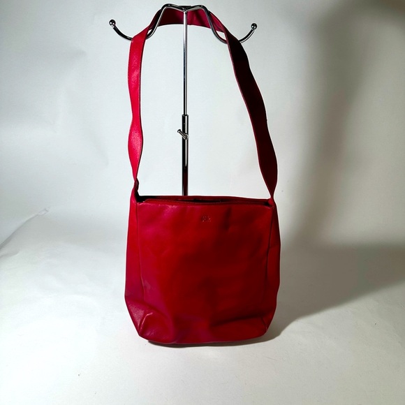 The Sak Rich Red Canvas Shoulder Bag - Picture 1 of 5